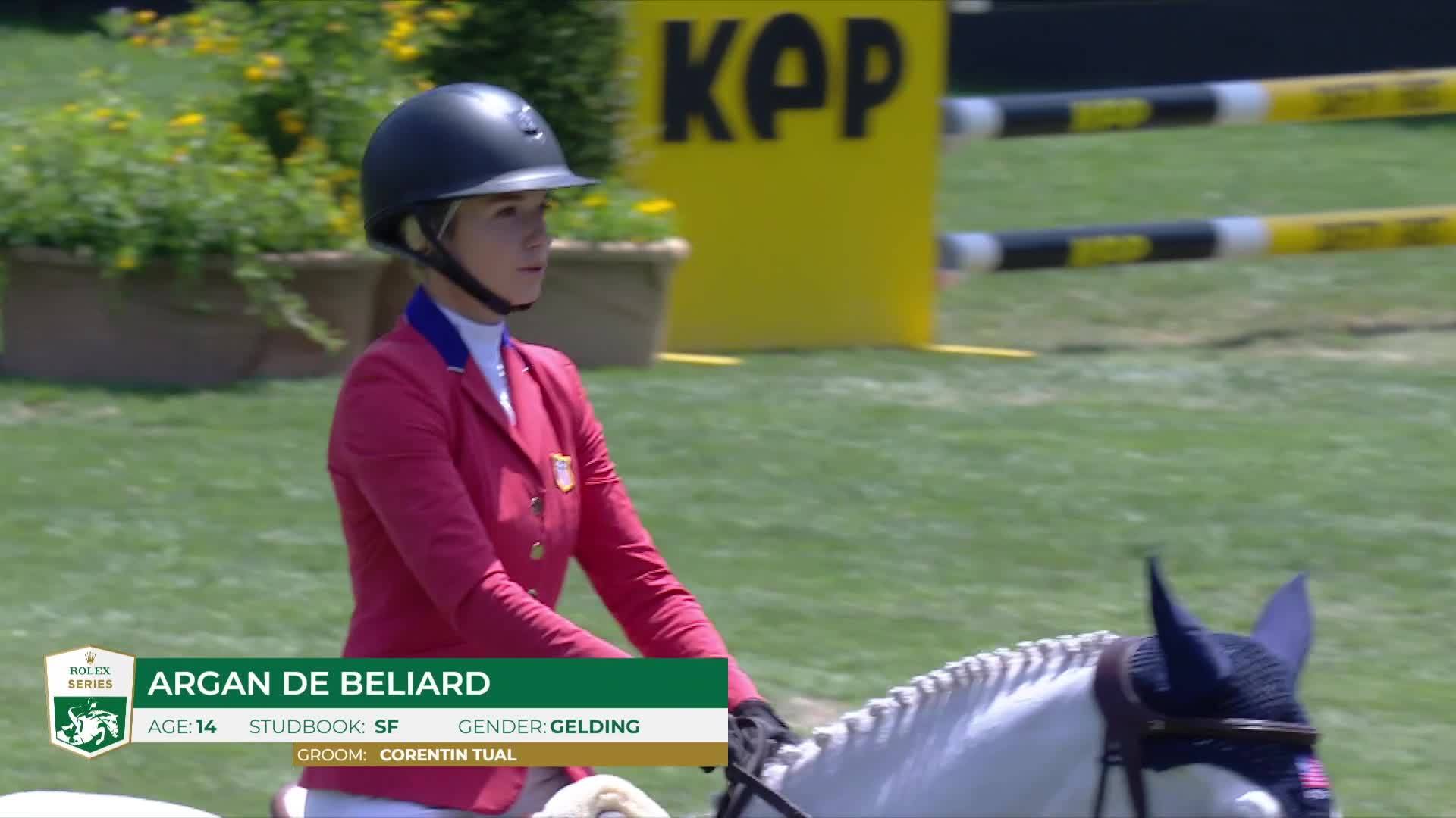 Lillie Keenan with Argan de Beliard - CSIO Rome - Piazza di Siena 2024 - Round 1