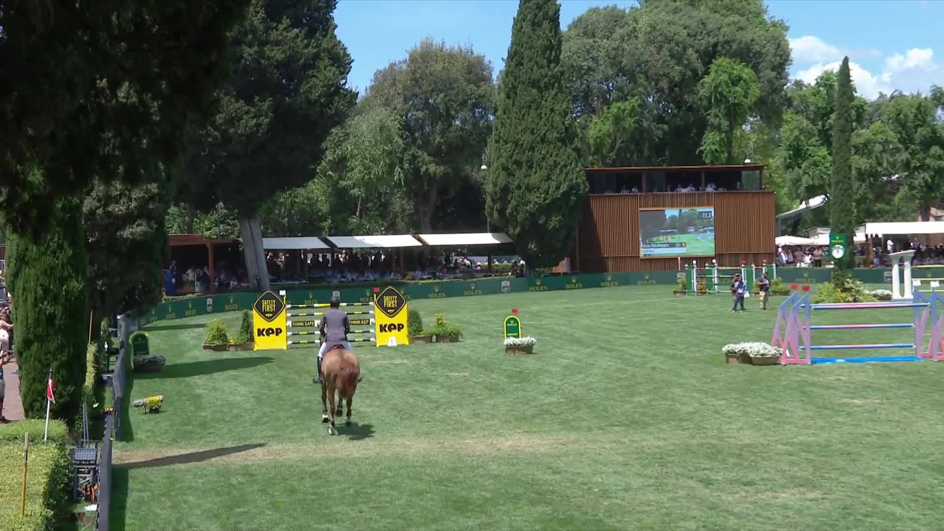 Olivier Philippaerts with H&M Miro - CSIO Rome - Piazza di Siena 2024 - Round 1