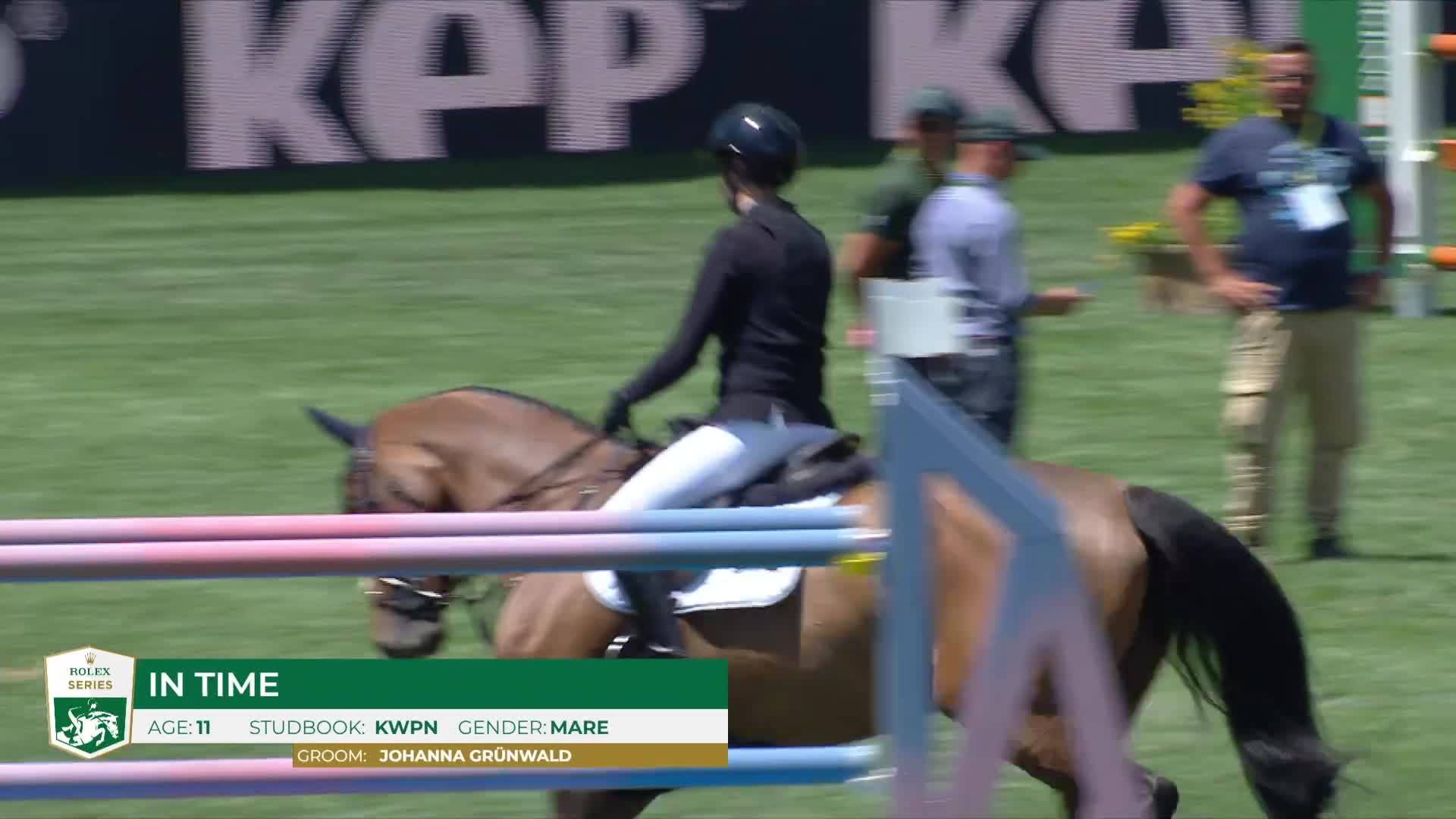 Kendra Claricia Brinkop with In Time - CSIO Rome - Piazza di Siena 2024 - Round 1