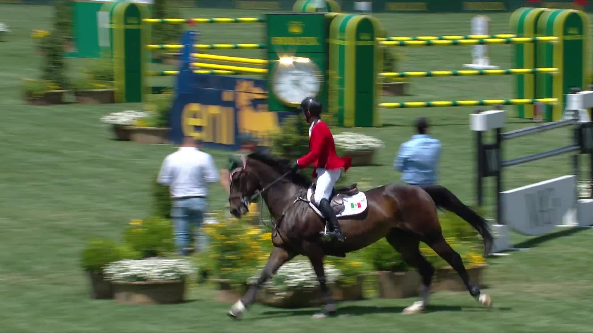 Jose Antonio Chedraui Eguia with Con-cor - CSIO Rome - Piazza di Siena 2024 - Round 1