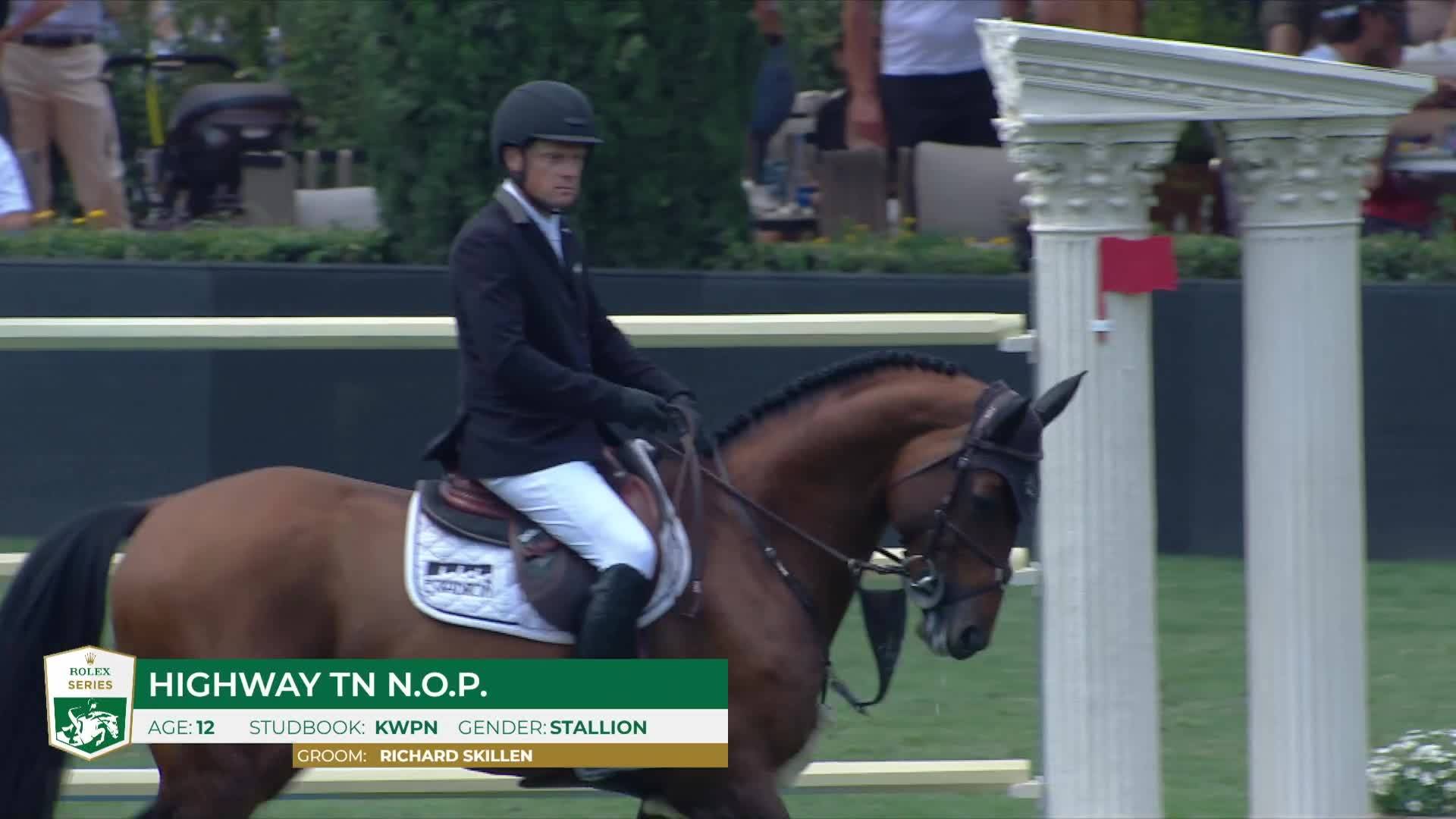 Willem Greve with Highway Tn N.O.P. - CSIO Rome - Piazza di Siena 2024 - Round 1