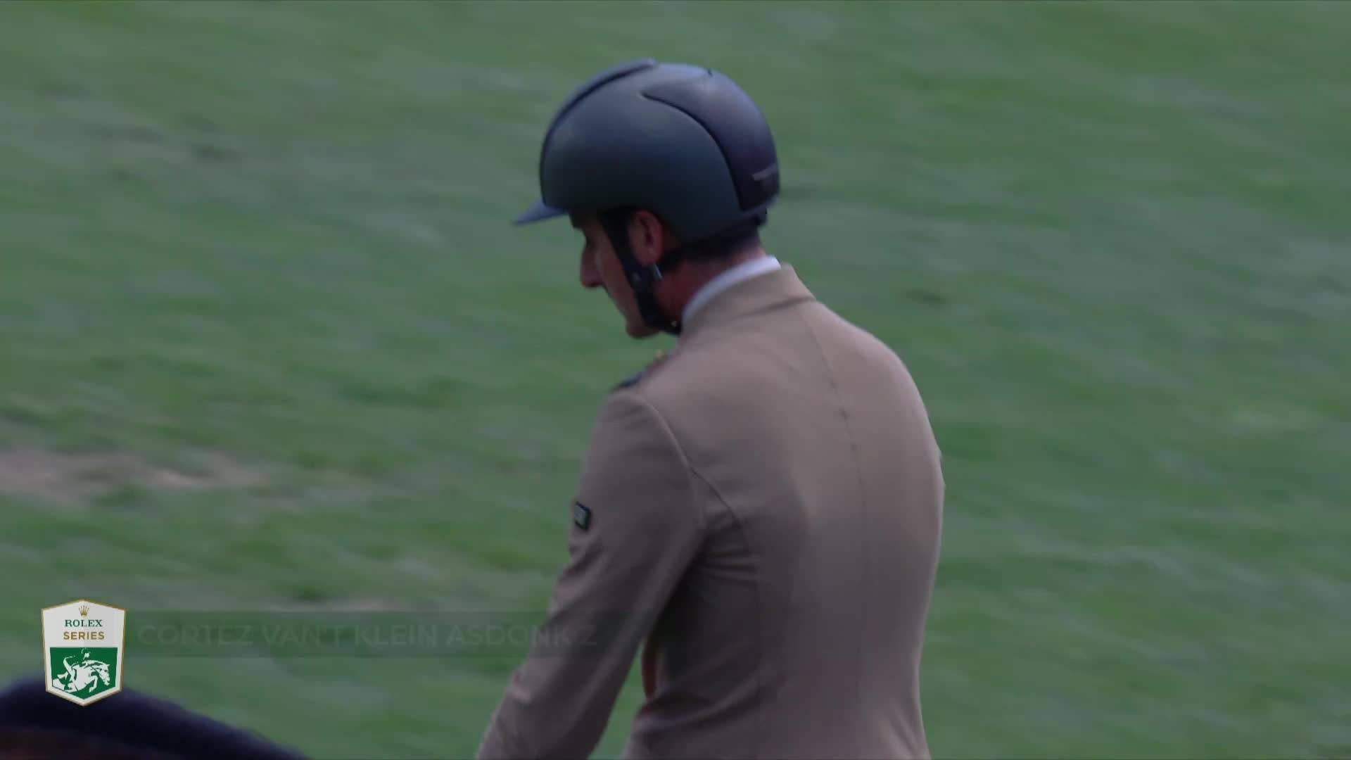 Alberto Zorzi with Cortez Van't Klein Asdonk Z - CSIO Rome - Piazza di Siena 2024 - Round 1