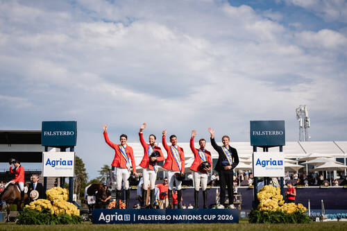 Switzerland team winning falsterbo
